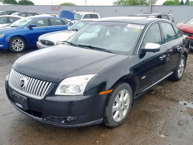 1MEHM43W78G610865 - 2008 MERCURY SABLE PREM BLACK photo 2