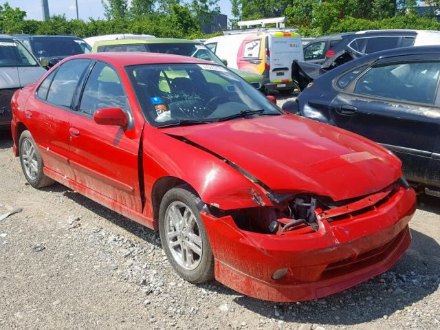 1G1JH52F747232404 - 2004 CHEVROLET CAVALIER L RED photo 1