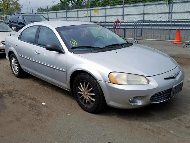 1C3EL56U21N711602 - 2001 CHRYSLER SEBRING LX SILVER photo 1