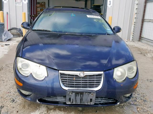 2C3AE76K62H221189 - 2002 CHRYSLER 300M SPECI BLUE photo 9