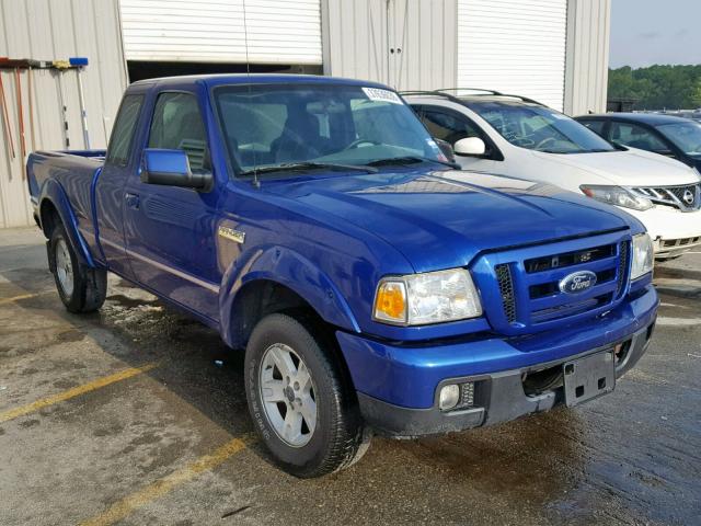 1FTYR14U56PA01169 - 2006 FORD RANGER SUP BLUE photo 1