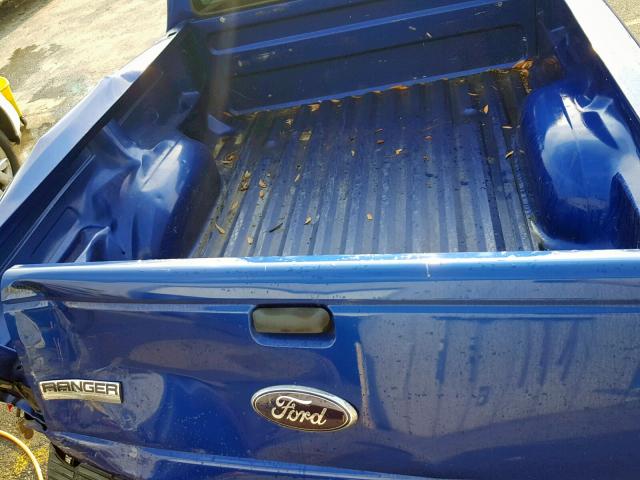 1FTYR14U56PA01169 - 2006 FORD RANGER SUP BLUE photo 6