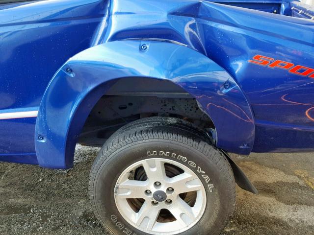 1FTYR14U56PA01169 - 2006 FORD RANGER SUP BLUE photo 9