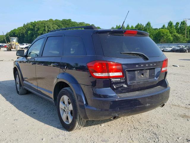 3D4PG1FG8BT516541 - 2011 DODGE JOURNEY MA BLUE photo 3