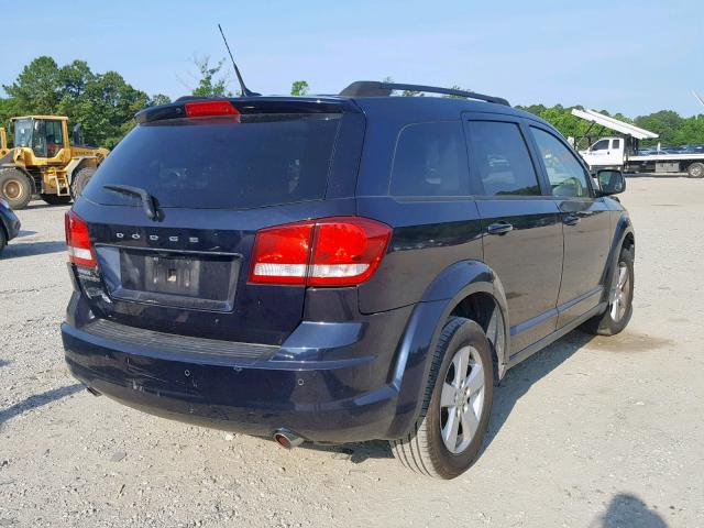 3D4PG1FG8BT516541 - 2011 DODGE JOURNEY MA BLUE photo 4