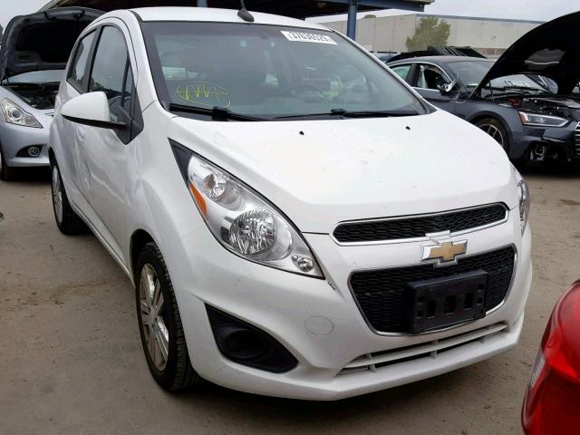 KL8CD6S90EC535358 - 2014 CHEVROLET SPARK 1LT WHITE photo 1