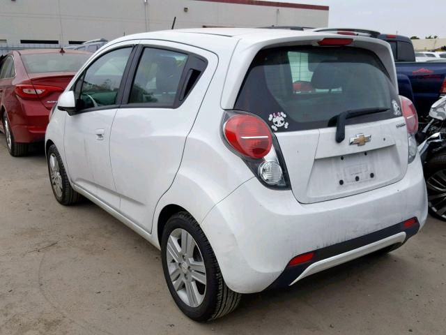 KL8CD6S90EC535358 - 2014 CHEVROLET SPARK 1LT WHITE photo 3