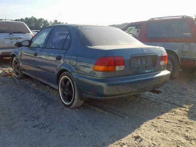 1HGEJ6524VL007380 - 1997 HONDA CIVIC DX GREEN photo 3