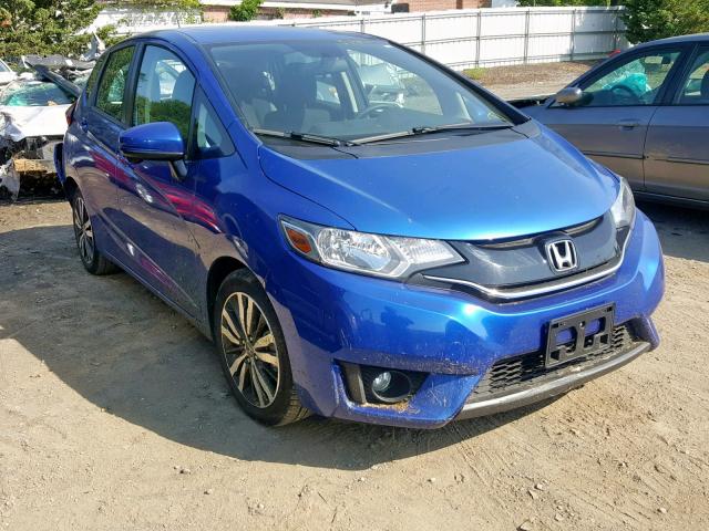 3HGGK5H80FM753468 - 2015 HONDA FIT EX BLUE photo 1