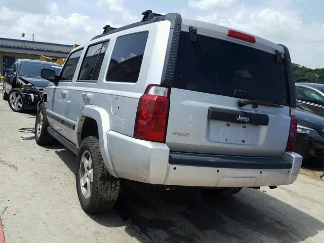 1J8HG48KX9C536826 - 2009 JEEP COMMANDER SILVER photo 3