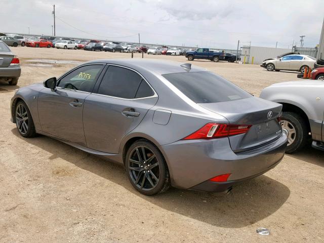 JTHBF1D23E5032989 - 2014 LEXUS IS 250 GRAY photo 3