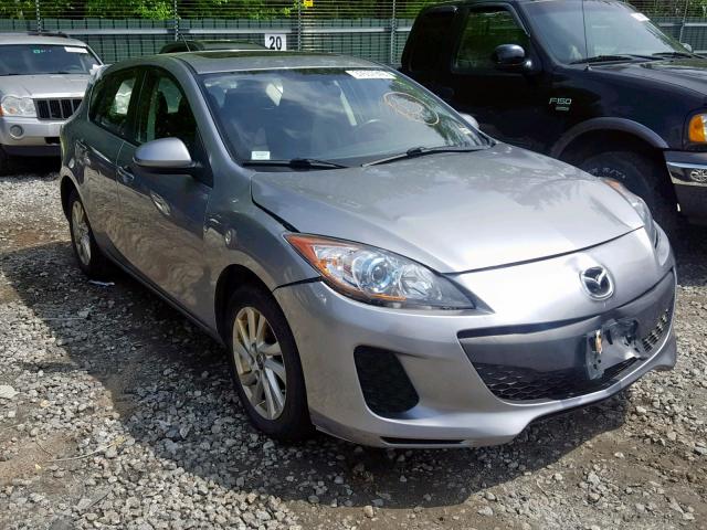 JM1BL1L86D1714870 - 2013 MAZDA 3 I GRAY photo 1