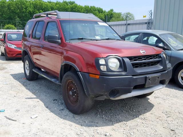 5N1ED28YX4C603893 - 2004 NISSAN XTERRA XE RED photo 1