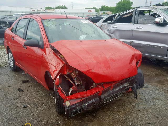 1FAFP34N45W115840 - 2005 FORD FOCUS ZX4 RED photo 1