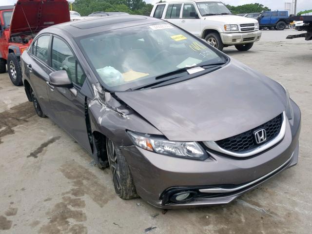 19XFB2F98DE079579 - 2013 HONDA CIVIC EXL GRAY photo 1