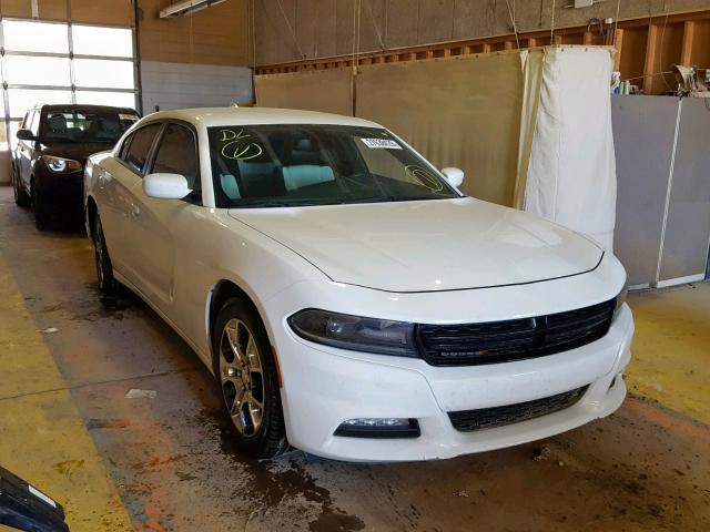 2C3CDXJG6FH837298 - 2015 DODGE CHARGER SX WHITE photo 1