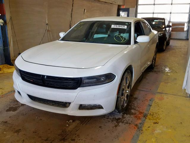 2C3CDXJG6FH837298 - 2015 DODGE CHARGER SX WHITE photo 2