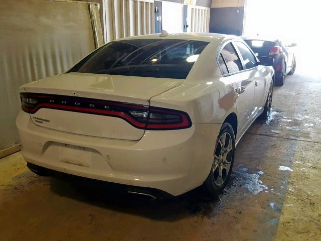 2C3CDXJG6FH837298 - 2015 DODGE CHARGER SX WHITE photo 4