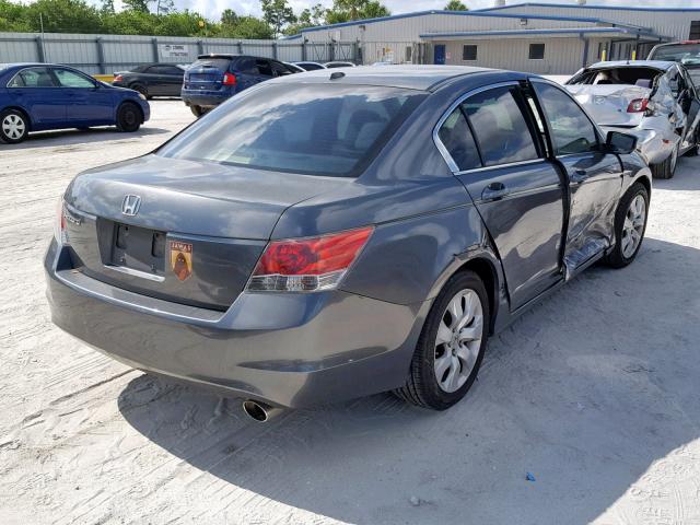 JHMCP26898C032746 - 2008 HONDA ACCORD EXL BLUE photo 4