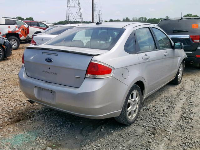 1FAHP36N39W236595 - 2009 FORD FOCUS SES SILVER photo 4