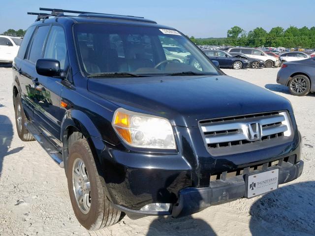 5FNYF18548B007845 - 2008 HONDA PILOT EXL BLACK photo 1