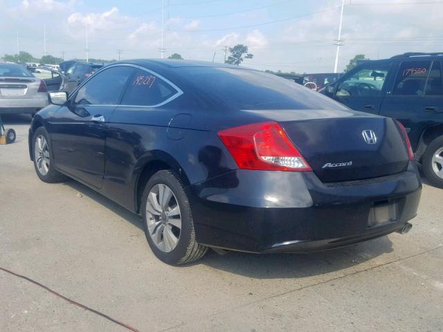 1HGCS1B34BA000473 - 2011 HONDA ACCORD LX- BLACK photo 3