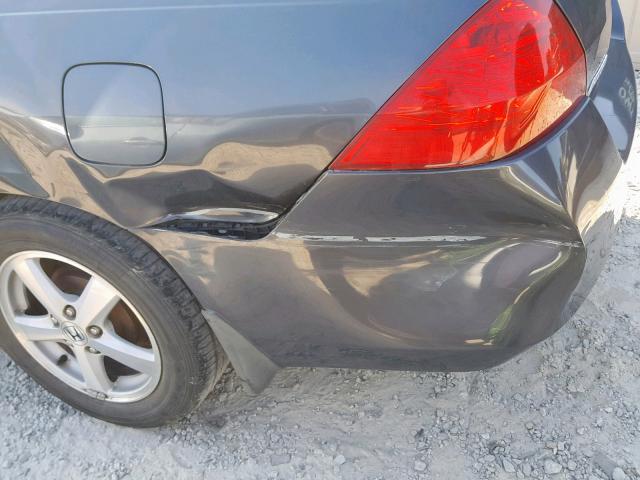 1HGCM554X6A168260 - 2006 HONDA ACCORD LX GRAY photo 9