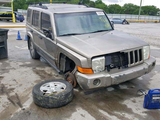 1J8HH48KX6C329104 - 2006 JEEP COMMANDER TAN photo 1