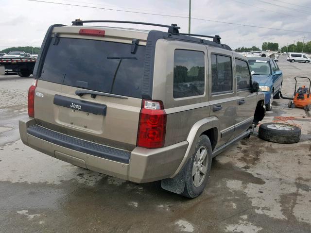 1J8HH48KX6C329104 - 2006 JEEP COMMANDER TAN photo 4