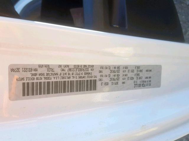 3C6TRVBG5JE131807 - 2018 RAM PROMASTER 白色 照片 10