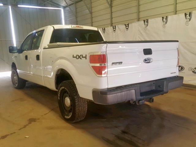 1FTFW1EF0CFB57525 - 2012 FORD F150 SUPER WHITE photo 3