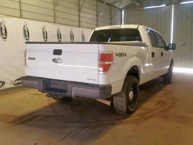 1FTFW1EF0CFB57525 - 2012 FORD F150 SUPER WHITE photo 4