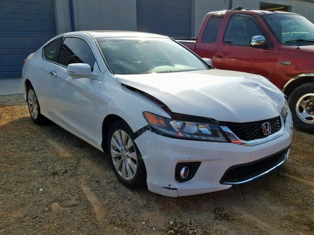 1HGCT2B82EA001558 - 2014 HONDA ACCORD EXL WHITE photo 1