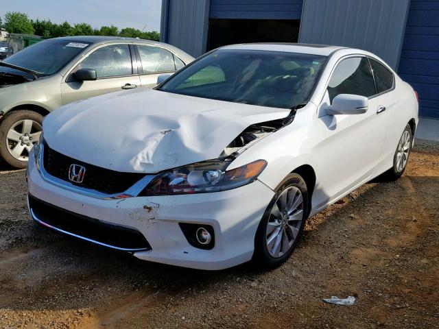 1HGCT2B82EA001558 - 2014 HONDA ACCORD EXL WHITE photo 2