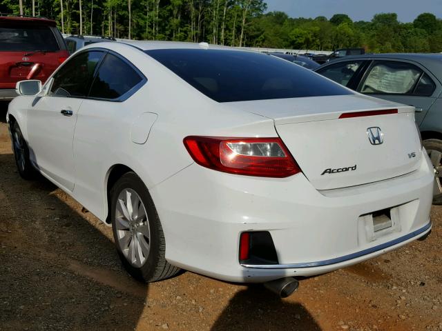 1HGCT2B82EA001558 - 2014 HONDA ACCORD EXL WHITE photo 3