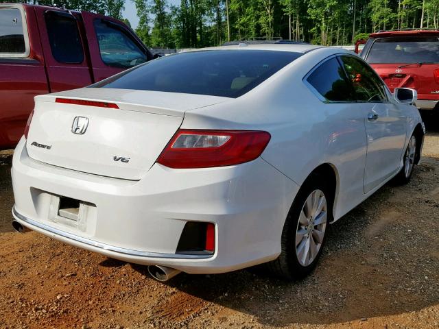 1HGCT2B82EA001558 - 2014 HONDA ACCORD EXL WHITE photo 4