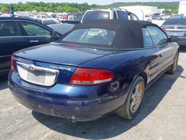 1C3EL55R76N203095 - 2006 CHRYSLER SEBRING TO BLUE photo 4