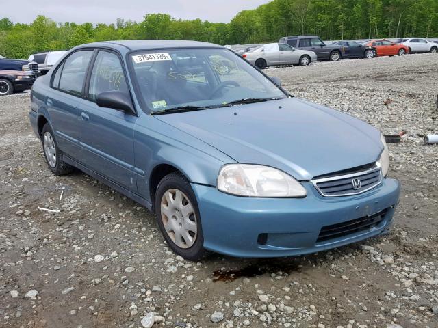 2HGEJ6611YH560950 - 2000 HONDA CIVIC BASE BLUE photo 1