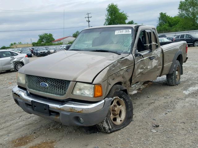 1FTZR45E53TA15959 - 2003 FORD RANGER SUP BROWN photo 2