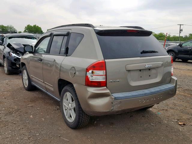 1J8FF47W68D528696 - 2008 JEEP COMPASS SP 金色 照片 3