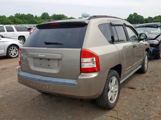 1J8FF47W68D528696 - 2008 JEEP COMPASS SP 金色 照片 4