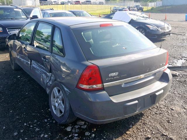 1G1ZT67N47F180957 - 2007 CHEVROLET MALIBU MAX ნაცრისფერი ფოტო 3