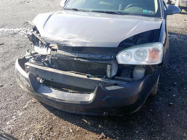 1G1ZT67N47F180957 - 2007 CHEVROLET MALIBU MAX ნაცრისფერი ფოტო 9