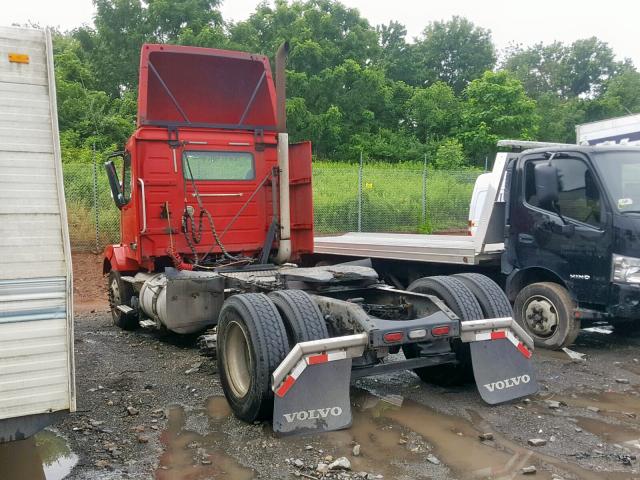 4V4NC9EJ69N270891 - 2009 VOLVO VN VNL RED photo 3