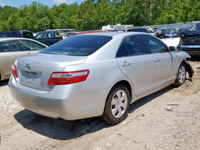 4T1BE46K37U517110 - 2007 TOYOTA CAMRY NEW SILVER photo 4