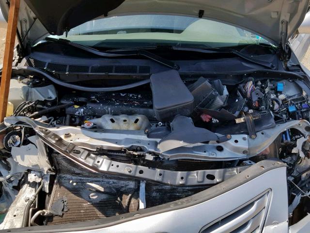 4T1BE46K37U517110 - 2007 TOYOTA CAMRY NEW SILVER photo 7