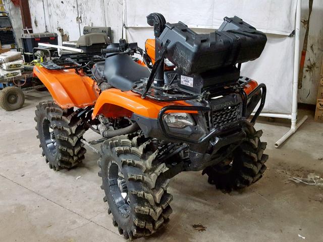 1HFTE4562J4302022 - 2018 HONDA TRX500 FM ORANGE photo 1