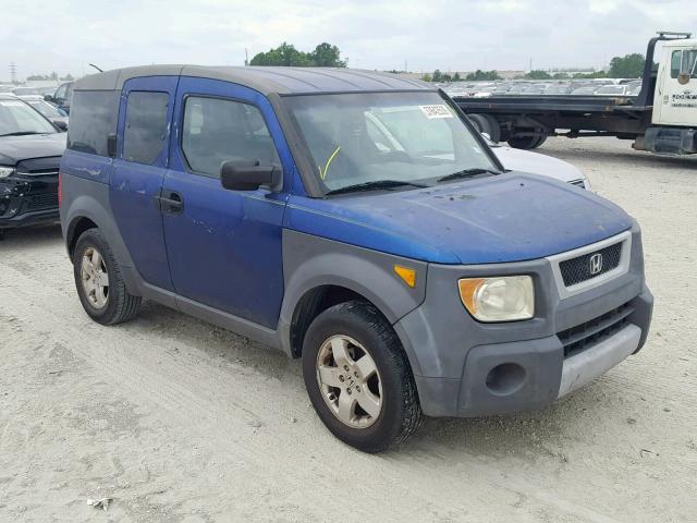 5J6YH28624L017039 - 2004 HONDA ELEMENT EX BLUE photo 1