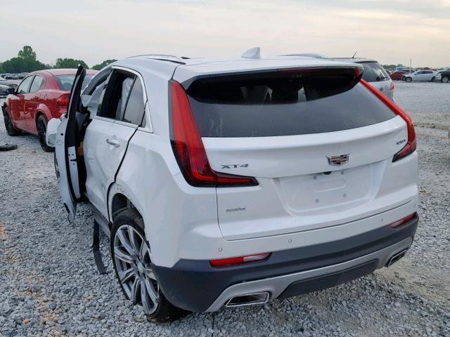 1GYFZDR41KF135205 - 2019 CADILLAC XT4 PREMIU WHITE photo 3