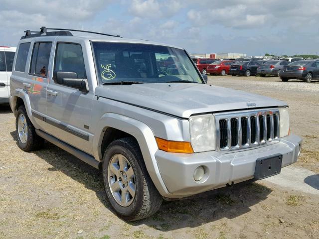 1J8HH48P97C631268 - 2007 JEEP COMMANDER SILVER photo 1